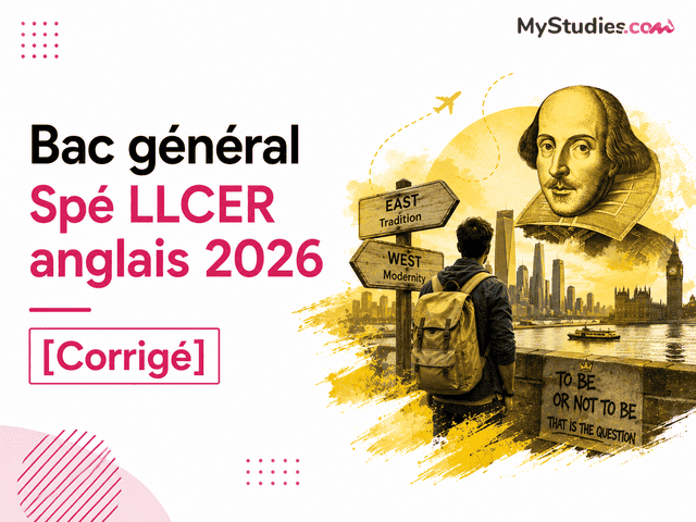 Bac général Spé LLCER anglais 2026 [Corrigé]