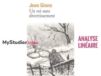 Analyse linéaire | Jean Giono | Un roi sans divertissement