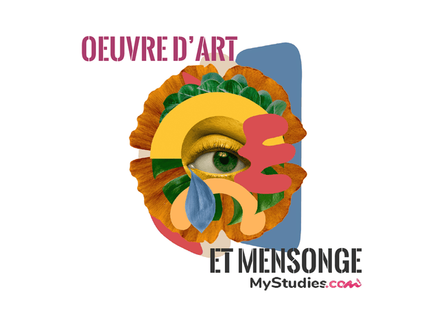 Toute oeuvre d'art est un beau mensonge