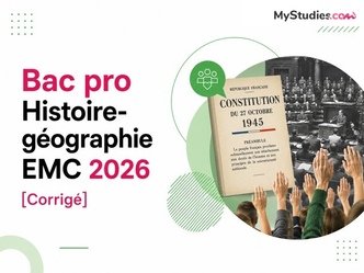 Bac pro Histoire-géographie EMC 2026 [Corrigé]