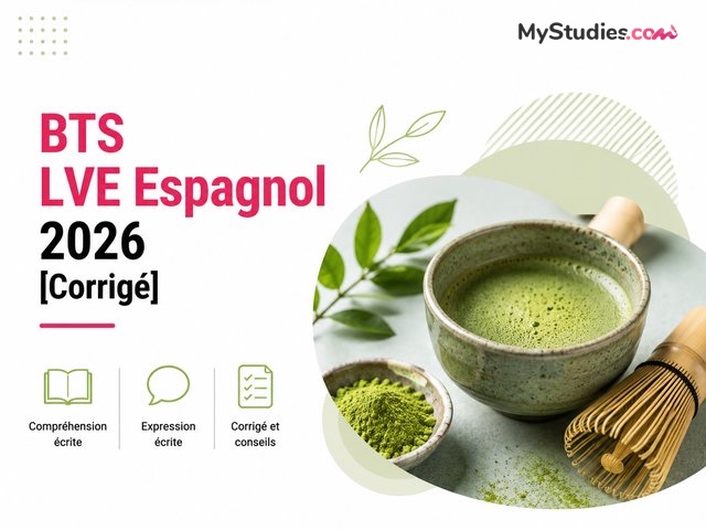 BTS LVE Espagnol 2026 [Corrigé]
