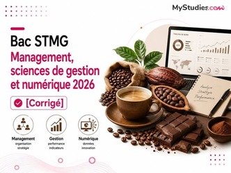 Bac STMG Management, sciences de gestion et numérique 2026 [Corrigé]