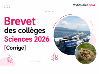 Brevet des collèges (série professionnelle) Sciences 2026 [Corrigé]