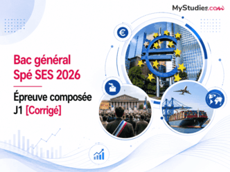 Bac général Spé SES 2026 - Épreuve composée J1 [Corrigé]