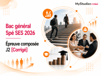 Bac général Spé SES 2026 - Épreuve composée J2 [Corrigé]