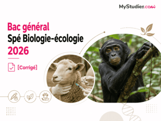 Bac général Spé Biologie-écologie 2026 [Corrigé]