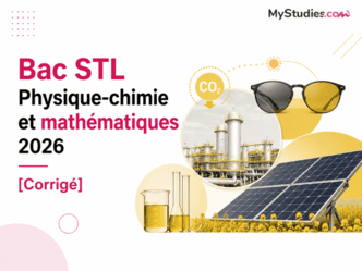 Bac STL Physique-chimie et mathématiques 2026 [Corrigé]