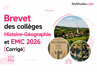 Brevet des collèges (série générale) Histoire-Géographie et EMC 2026 [Corrigé]