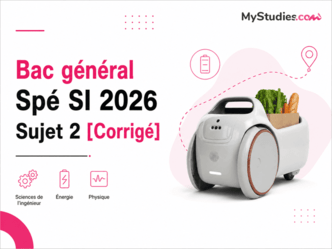 Bac général Spé SI 2026 Sujet 2 [Corrigé]