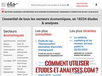Comment utiliser Etudes-et-analyses.com ?