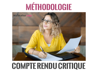 Méthodologie - Compte rendu critique