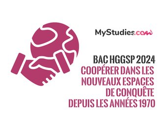 Corrigé dissertation Bac HGGSP 2024 : Coopérer dans les nouveaux espaces de conquête depuis les années 1970
