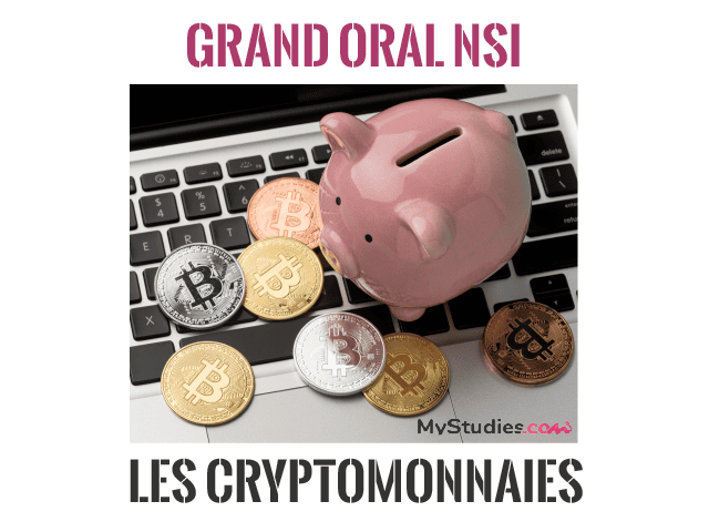 Grand oral NSI - 5 exemples de sujets avec problématique et plan sur le thème des cryptomonnaies