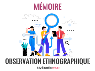 Mémoire - Pourquoi faire une observation ethnographique ?