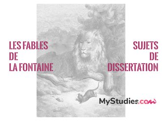 5 sujets de dissertation sur Les Fables de La Fontaine 