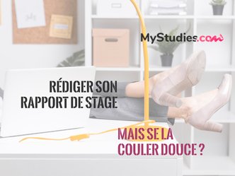 Comment se la couler douce pour la rédaction de son rapport de stage ?
