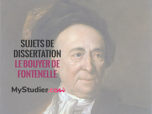 5 sujets de dissertation sur Entretiens sur la pluralité des mondes de Bernard Le Bouyer de Fontenelle, liés au parcours le goût de la science