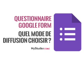 Mémoire - Quel mode de diffusion choisir pour mon questionnaire Google form ?