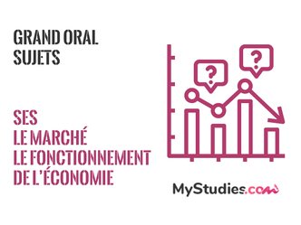 Grand oral SES - thème : le marché et le fonctionnement de l'économie