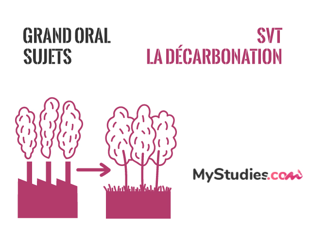 Grand oral SVT : la décarbonation