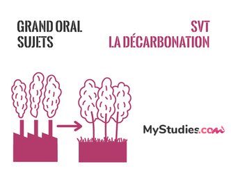 Grand oral SVT : la décarbonation