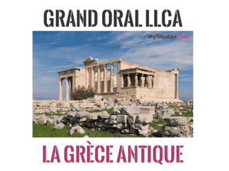 Grand oral LLCA - 5 exemples de sujets avec problématique et plan sur le thème de la Grèce antique 