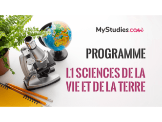 Quel est le programme en L1 parcours science de la vie et de la terre ?