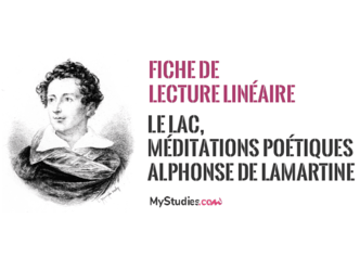 Fiche de lecture linéaire - Le Lac, Méditations poétiques, Alphonse de Lamartine