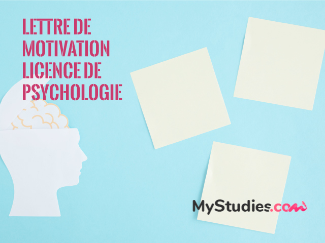 Lettre de motivation Parcoursup licence psychologie