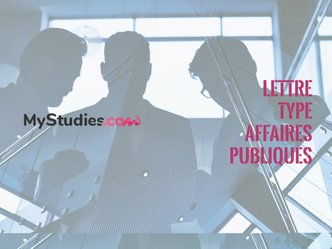 Lettre type : master d'Affaires publiques de Sciences Po - Lettre type