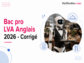 Bac pro LVA Anglais 2026 [Corrigé]