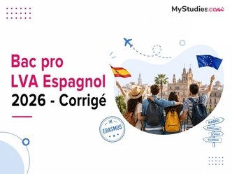 Bac pro LVA Espagnol 2026 [Corrigé]