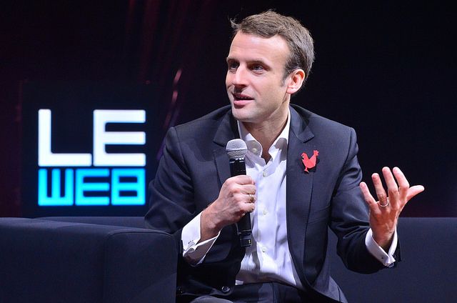Emmanuel Macron at Le Web
