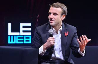 Emmanuel Macron at Le Web