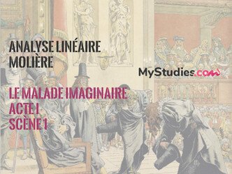 Analyse linéaire - Molière, Le Malade imaginaire - Acte I, scène 1 : la scène d'exposition entre Argan et Toinette.