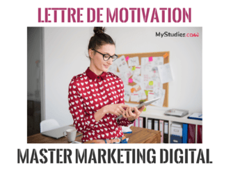 Exemple de lettre de motivation pour un Master en marketing digital
