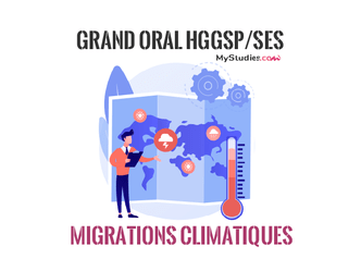 Grand oral HGGSP et SES - Les migrations climatiques