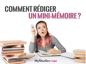 Comment rédiger un mini-mémoire ?