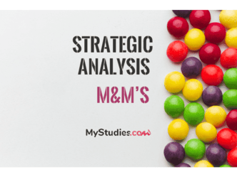 Strategic analysis - M&M's