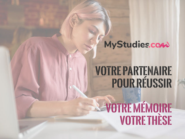 MyStudies, le partenaire idéal pour réussir votre mémoire et votre thèse ! 