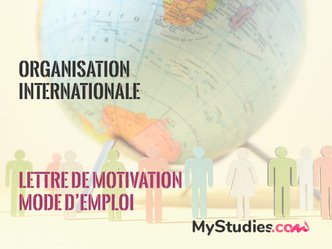 Lettre de demande de stage dans une organisation internationale