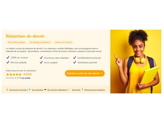 Rédaction de mémoire et devoir sur MyStudies