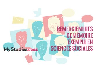 Le mémoire et les remerciements : exemple en sciences sociales