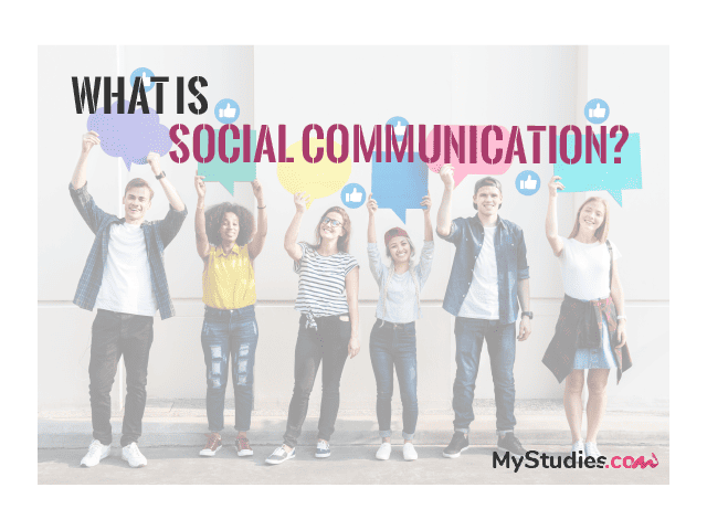What is social communication?