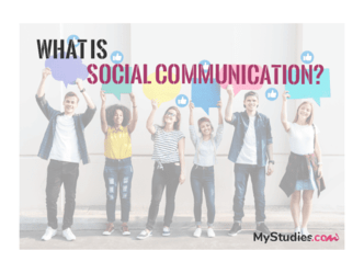 What is social communication?