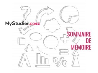 Sommaire de votre mémoire : comment faire