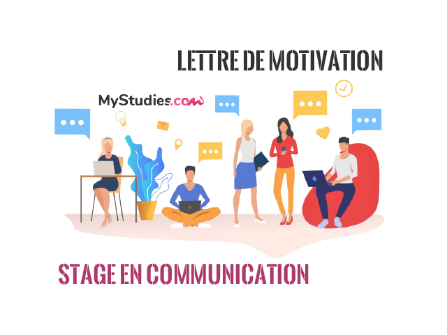 Exemple de lettre de motivation pour un stage en communication