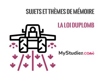 5 sujets de mémoire sur la loi Duplomb (agriculture)