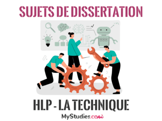 HLP - 5 sujets de dissertation sur la technique