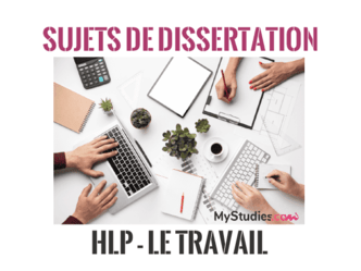 HLP - 5 sujets de dissertation sur le travail